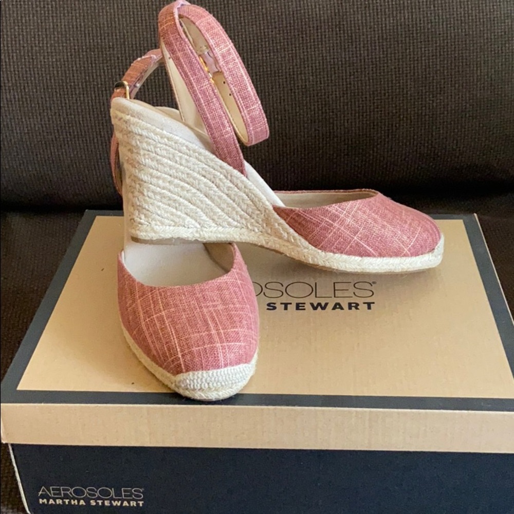 Aerosoles Martha Stewart Meadow - Red Fabric Wedge